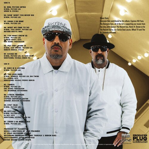 B-REAL & PSYCHO LES - REAL PSYCHO Vinyl LP - Image 2