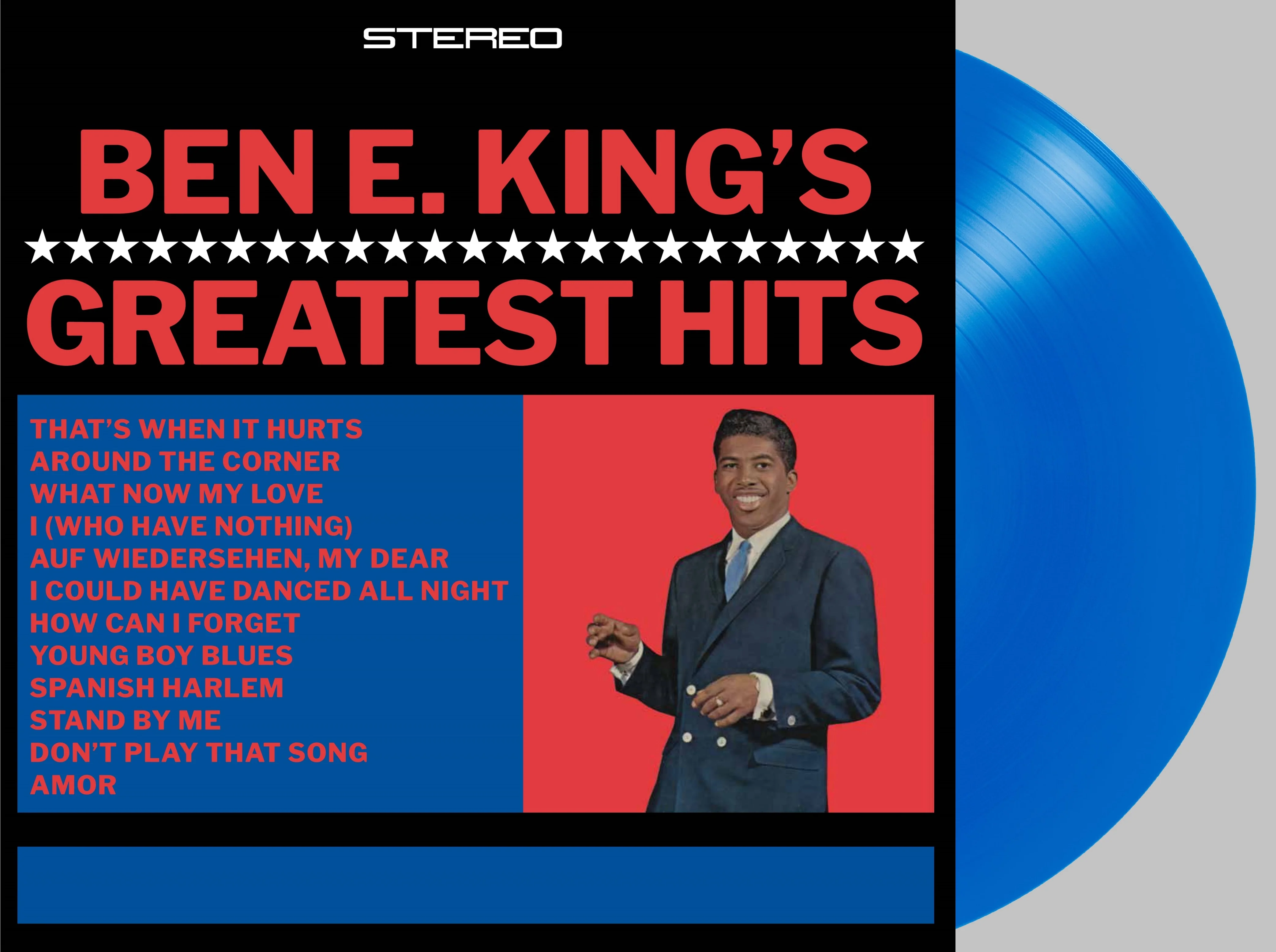 Ben E. King's Greatest Hits Blue Vinyl LP