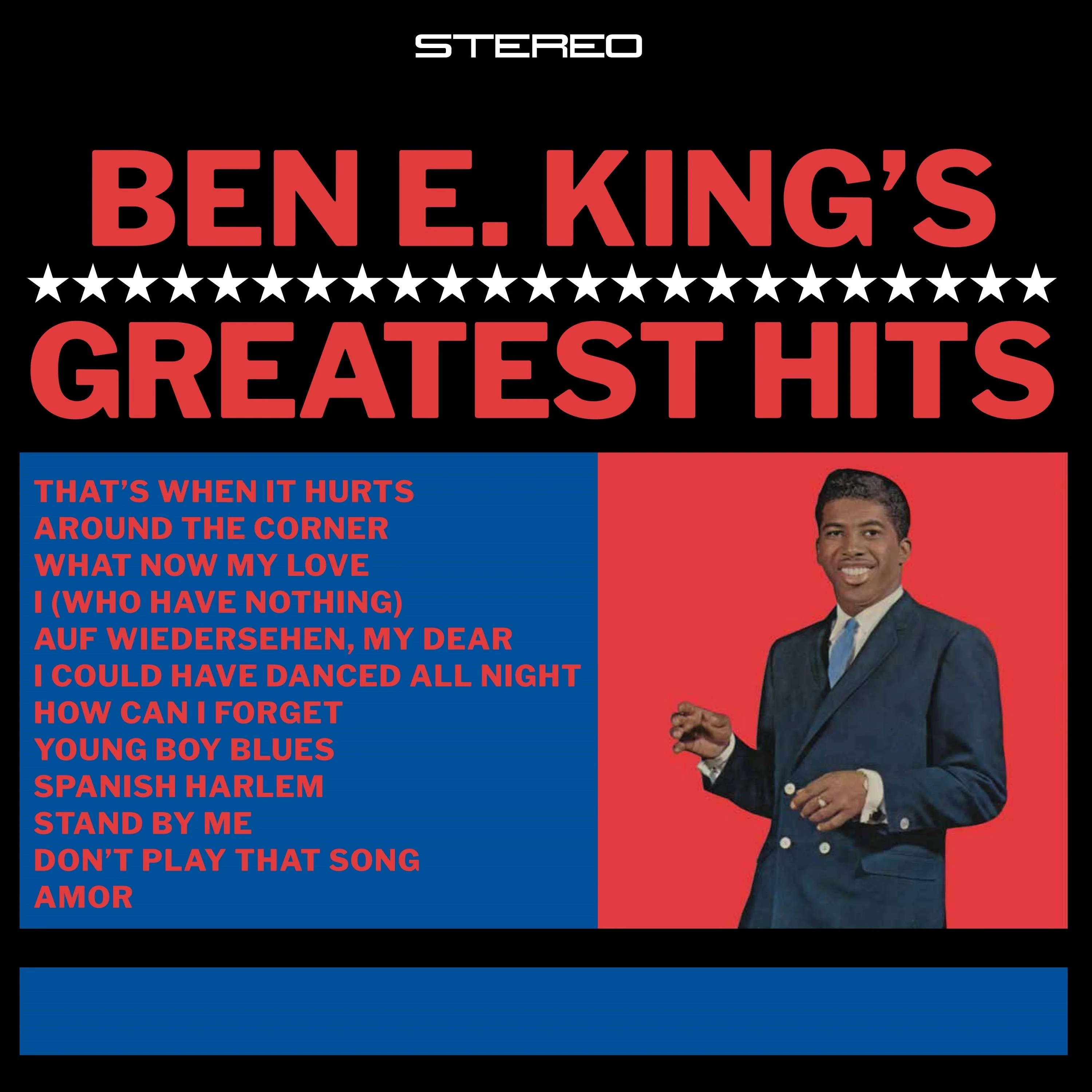 Ben E. King's Greatest Hits Blue Vinyl LP - Image 2