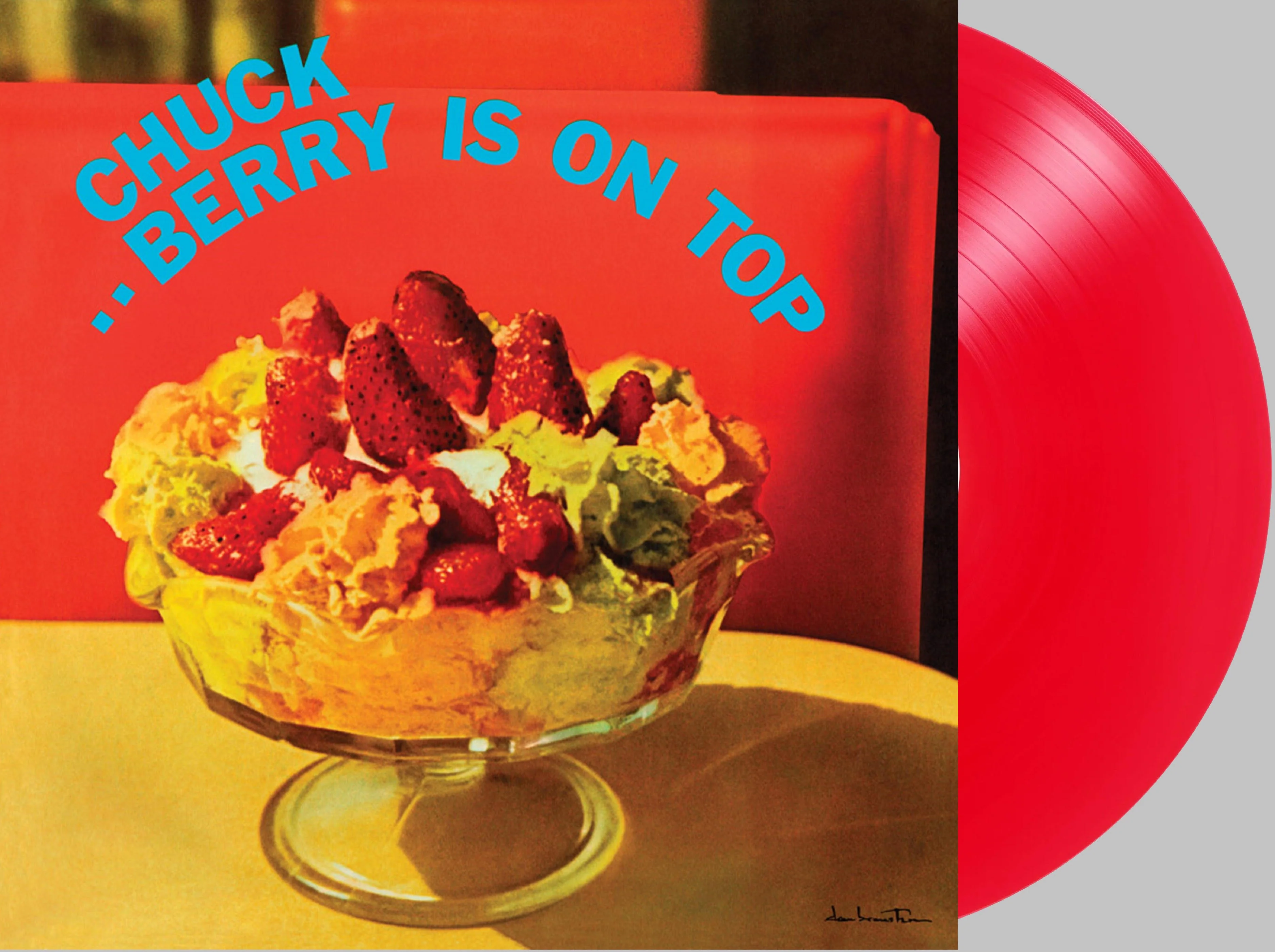 BERRY,CHUCK - BERRY IS ON TOP RED Vinyl LP