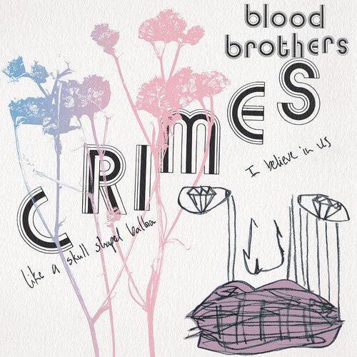 BLOOD BROTHERS - CRIMES - BONE WHITE Vinyl LP - Image 2