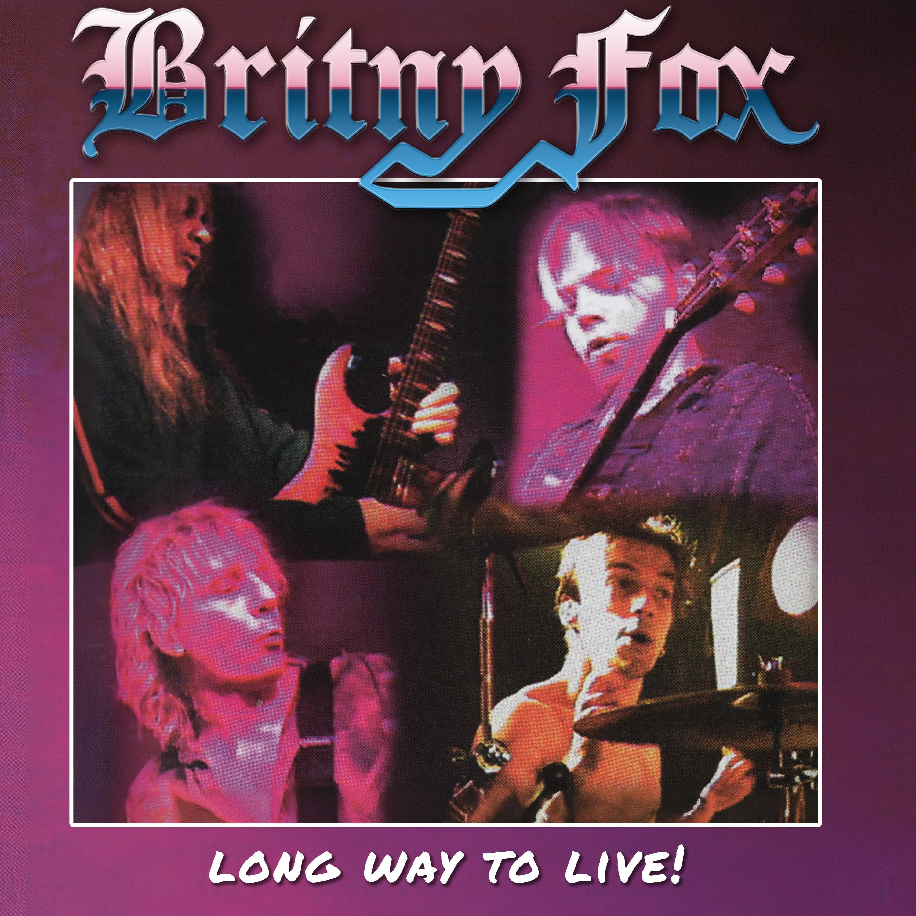 Britny Fox - Long Way To Live Clear Red Vinyl/Limited Edition Vinyl LP - Image 2