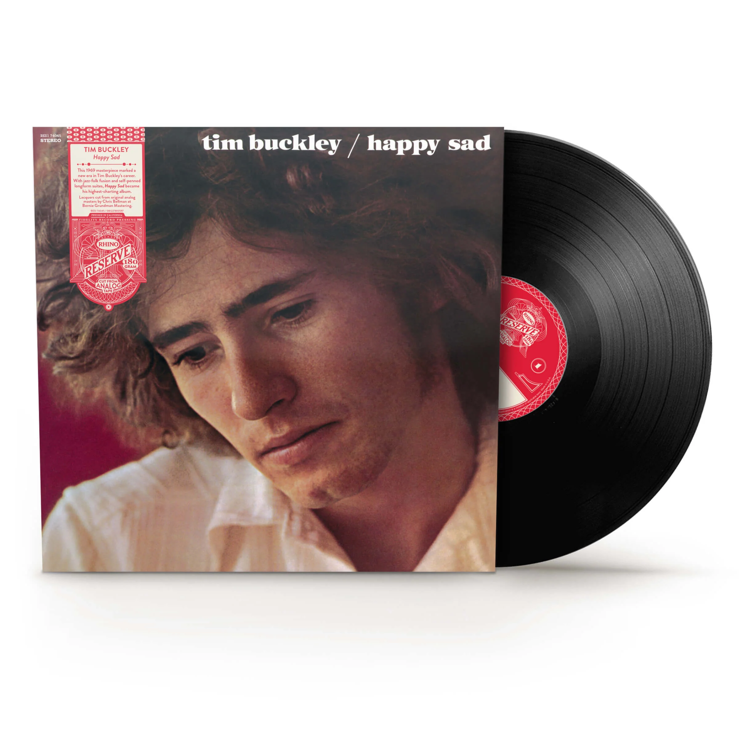 BUCKLEY,TIM - HAPPY SAD (ELEKTRA 75)(RHINO RESERVE) Vinyl LP - Image 2