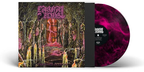CARNAL TOMB - EMBALMED IN DECAY - MAGENTA/BLACK MARBLE Vinyl LP - Image 2