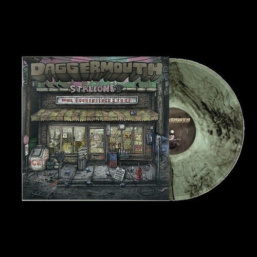 DAGGERMOUTH - STALLONE - COKE BOTTLE W/ BLACK SWIRL Vinyl LP
