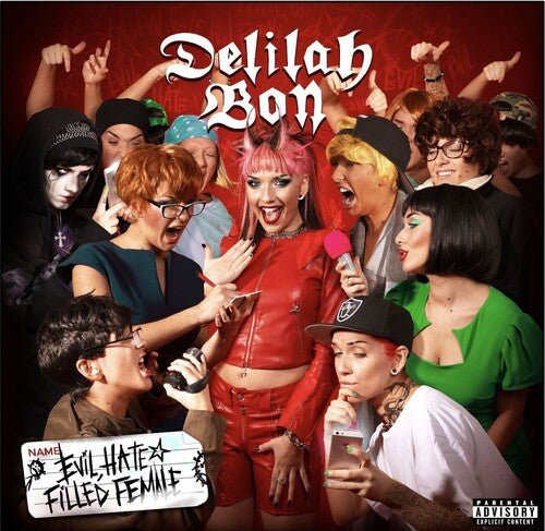 DELILAH BON - EVIL HATE FILLED FEMALE Vinyl LP