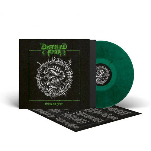 DESERTED FEAR - VEINS OF FIRE - GREEN Vinyl LP
