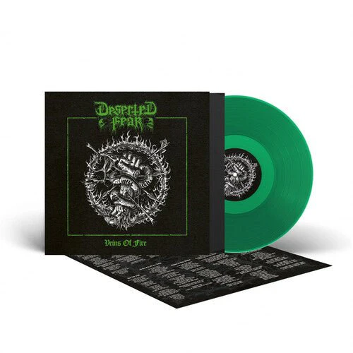 DESERTED FEAR - VEINS OF FIRE - GREEN Vinyl LP
