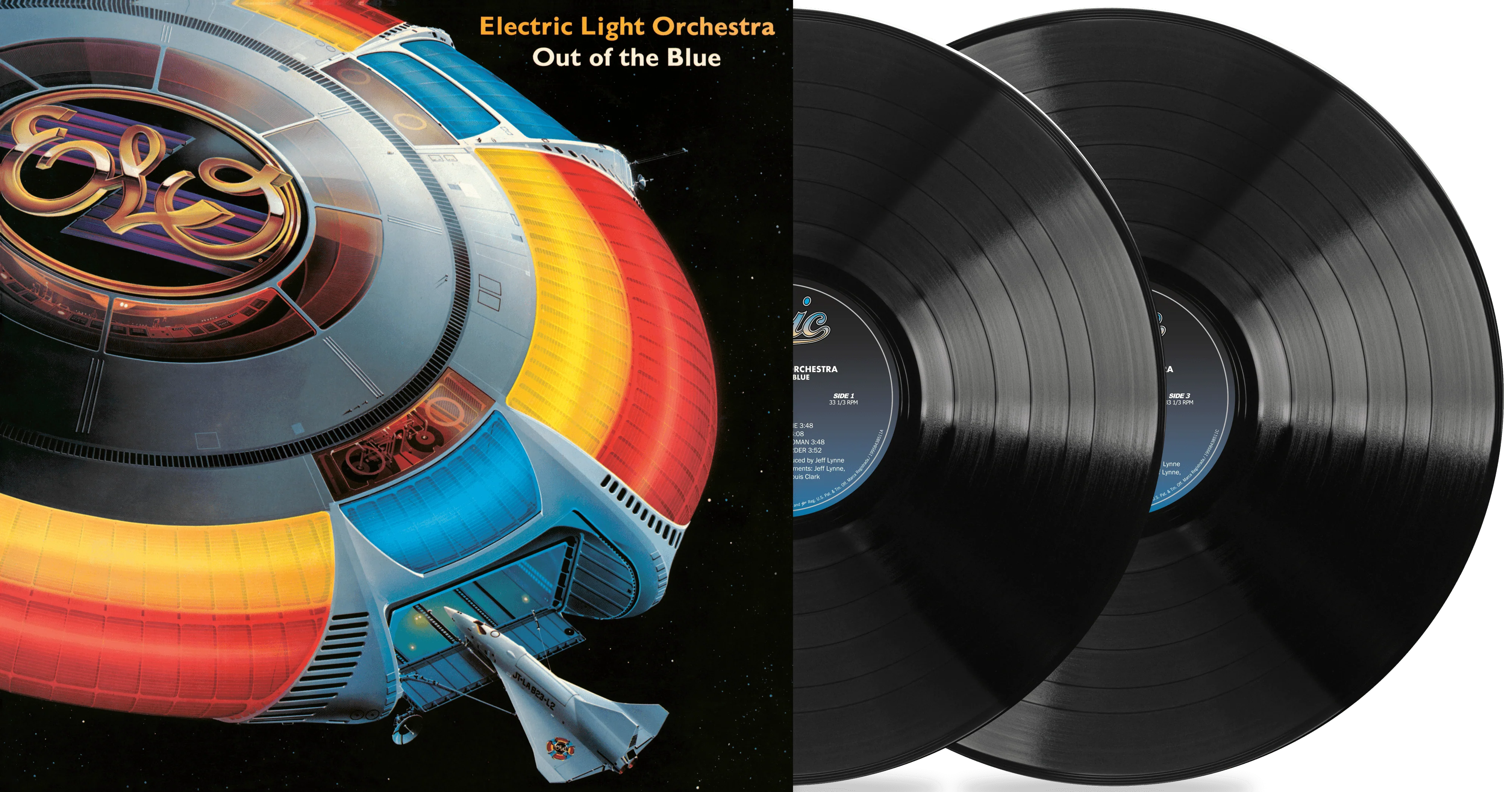 ELO ( ELECTRIC LIGHT ORCHESTRA ) - OUT OF THE BLUE Vinyl LP - Image 2