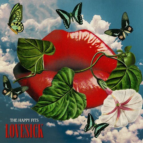 HAPPY FITS - LOVESICK (IEX) CLOUDY CLEAR WITH BLUE MARBLE Vinyl LP