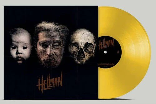 HELLMAN - BORN SUFFERING DEATH - YELLOW Vinyl LP