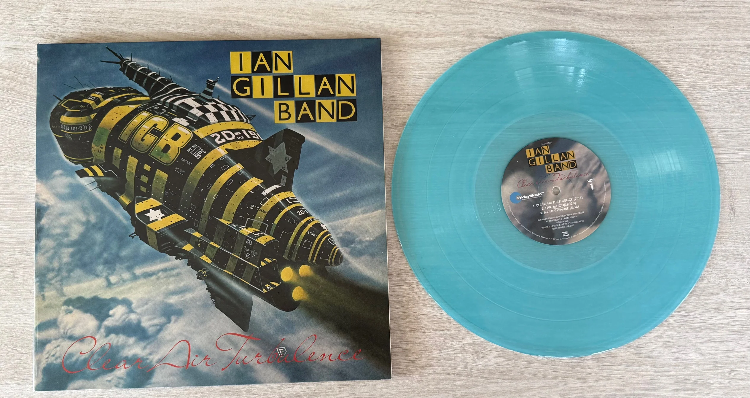 Ian Gillan Band - Clear Air Turbulence - 50th Anniversary Edition Clear Blue Vinyl LP - Image 2