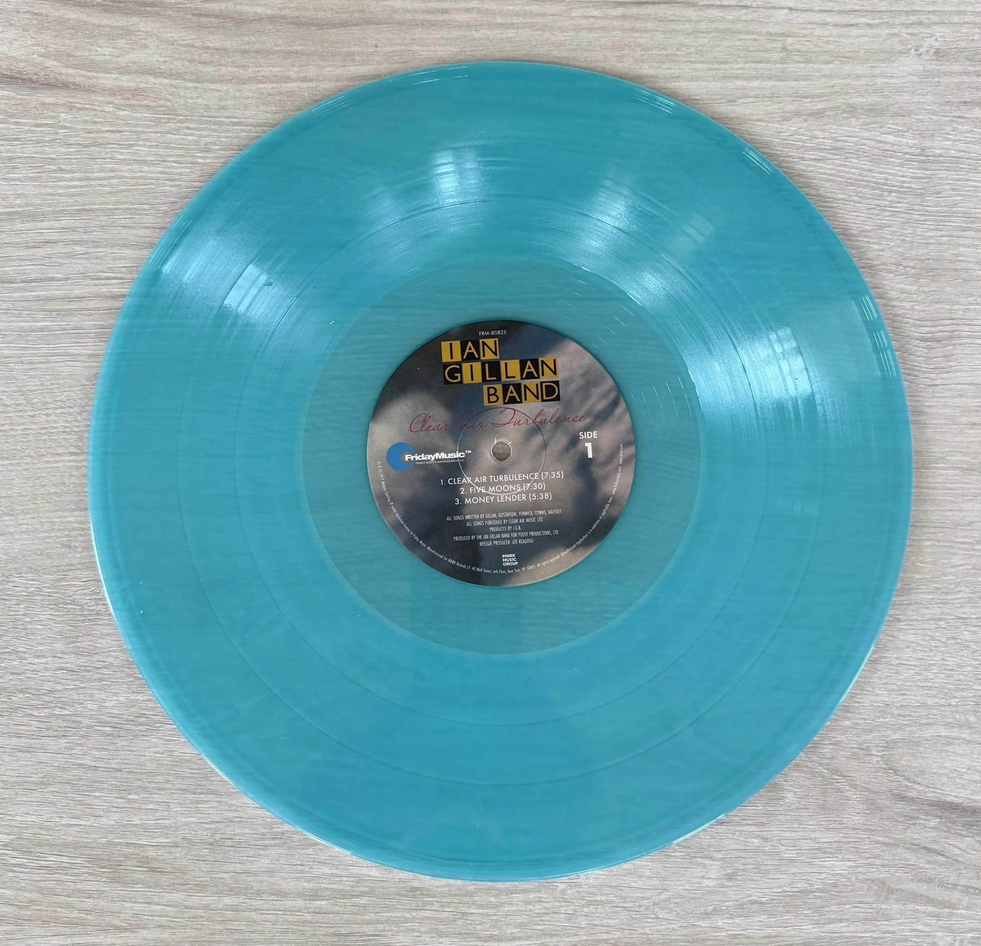 Ian Gillan Band - Clear Air Turbulence - 50th Anniversary Edition Clear Blue Vinyl LP - Image 3