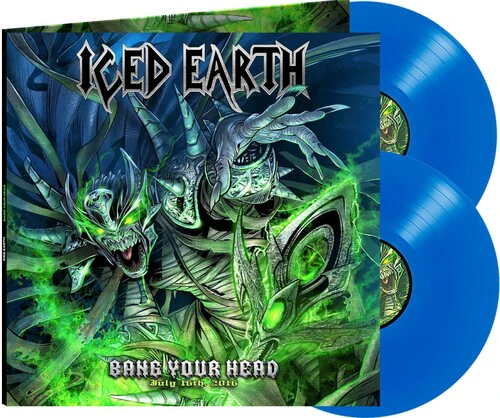 ICED EARTH - BANG YOUR HEAD - BLUE Vinyl LP