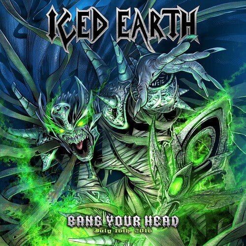 ICED EARTH - BANG YOUR HEAD - BLUE Vinyl LP - Image 2