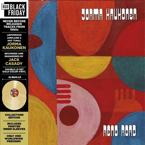 KAUKONEN,JORMA / CASADY,JACK - RENO ROAD: UNLEASED TRACKS FROM THE '60'S Vinyl LP