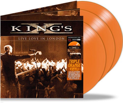 KING'S X - LIVE LOVE IN LONDON - ORANGE Vinyl LP