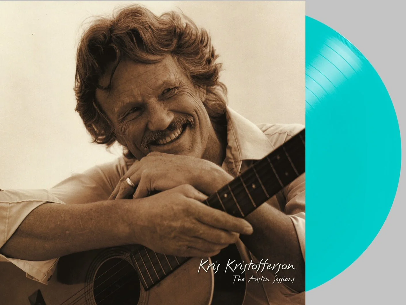 KRIS KRISTOFFERSON - THE AUSTIN SESSIONS 25TH ANNIVERSARY DELUXE EDITION Turquoise Vinyl LP