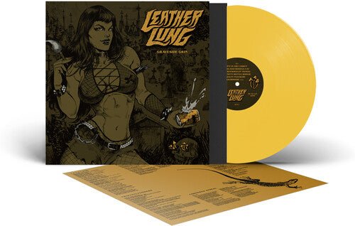 LEATHER LUNG - GRAVESIDE GRIN - SOLD YELLOW Vinyl LP