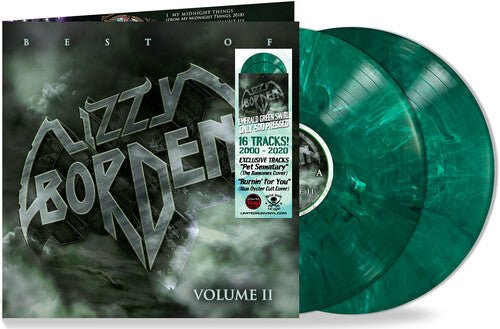 LIZZY BORDEN - BEST OF LIZZY BORDEN VOL 2 - GREEN Vinyl LP
