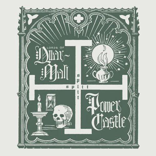 LORDS OF QUARMALL & POWER CASTLE - SPLIT Vinyl LP