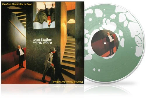 MANFRED MANN'S EARTH BAND - ANGEL STATION - LTD GREEN LIQUID Vinyl LP