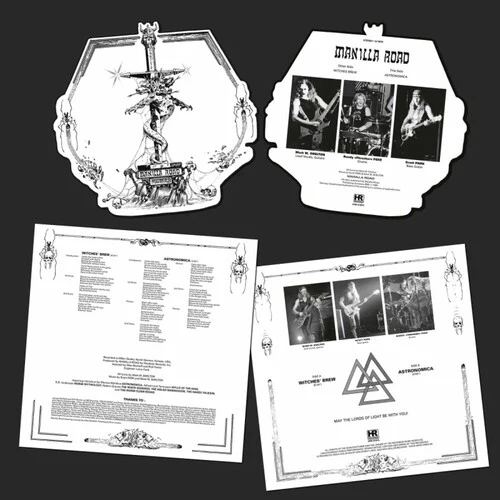 MANILLA ROAD - WITCHES BREW / ASTRONOMICA - SHAPE Vinyl LP