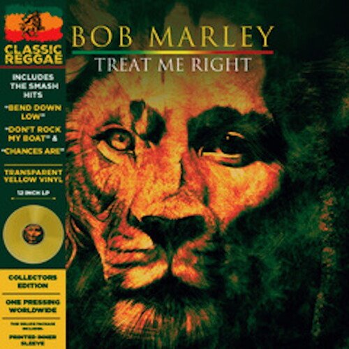 MARLEY,BOB - TREAT ME RIGHT - YELLOW Vinyl LP