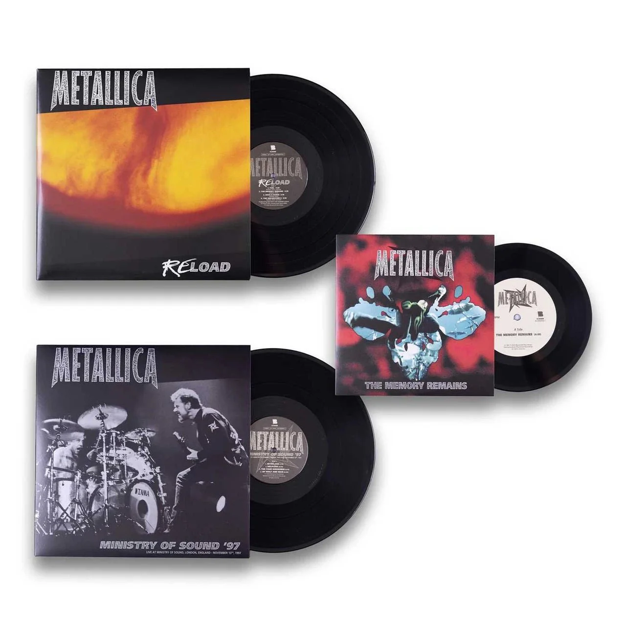 Metallica - ReLoad Deluxe Numbered Limited Edition 180g 5LP, 45rpm 7" Vinyl Single, 15CD, 4DVD & Book Box Set Vinyl LP - Image 6