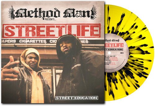 METHOD MAN PRESENTS STREETLIFE - STREET EDUCATION 20TH ANNIVERSARY - YELLOW & BLACK Vinyl LP