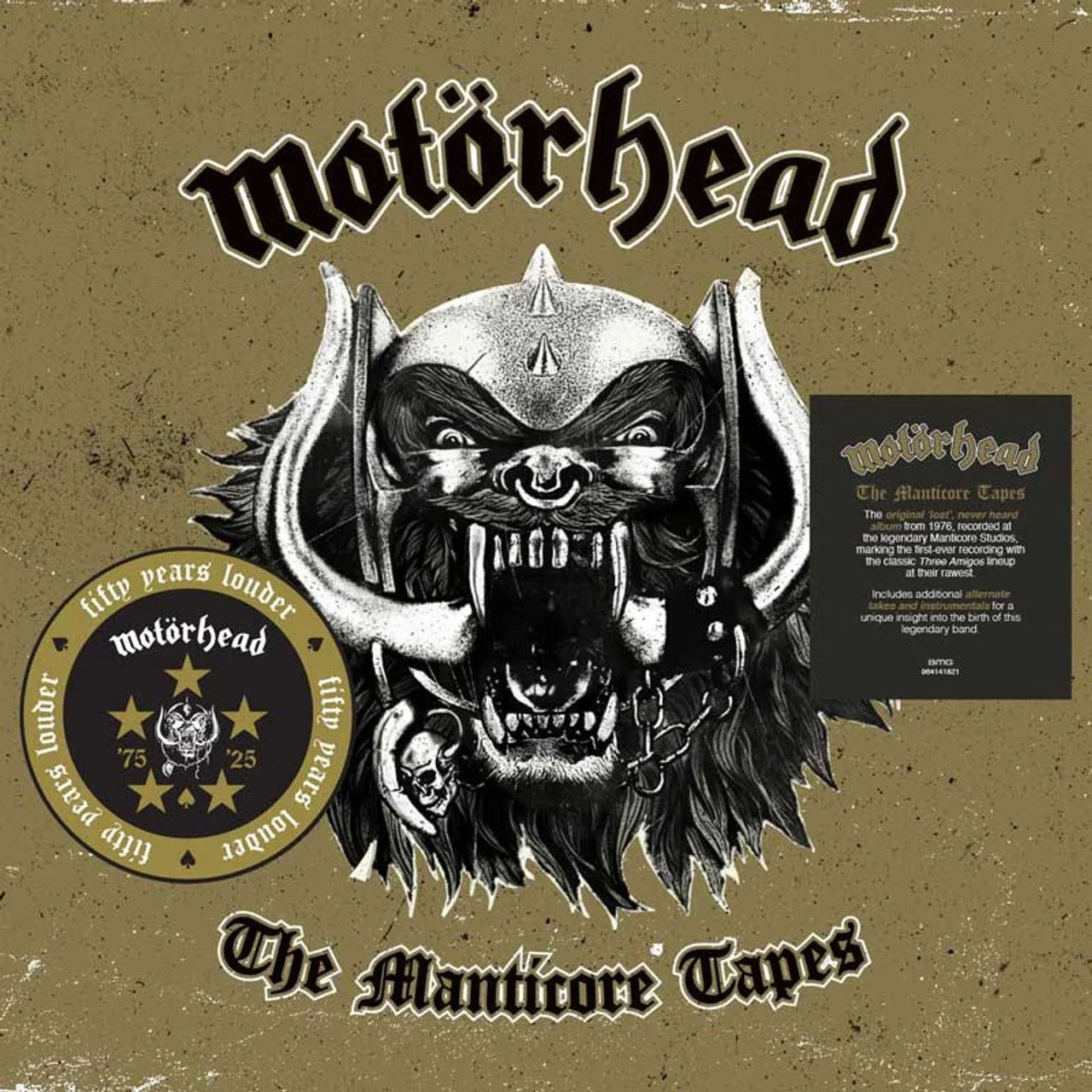 MOTORHEAD - MANTICORE TAPES Vinyl LP