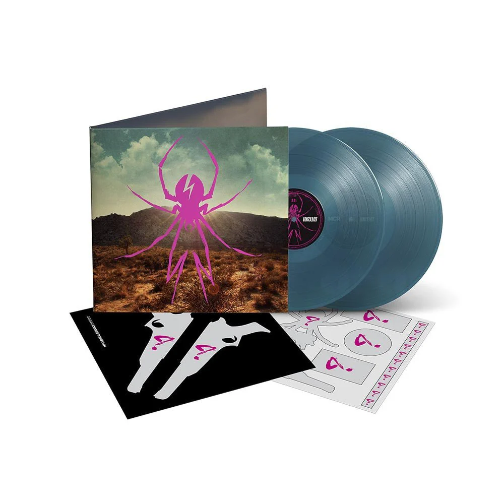 MY CHEMICAL ROMANCE - DANGER DAYS: THE TRUE LIVES OF THE FABULOUS Sea Blue Vinyl LP - Image 2