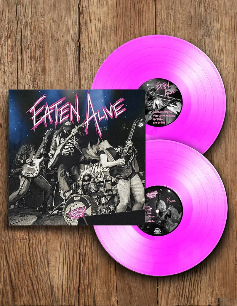 NASHVILLE PUSSY - EATEN ALIVE Pink Vinyl LP - Image 2
