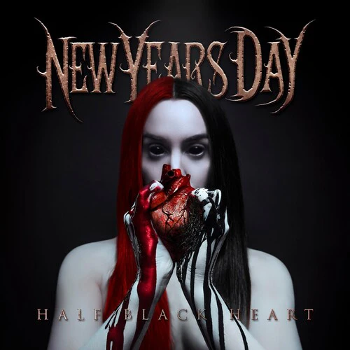 NEW YEARS DAY - HALF BLACK HEART Vinyl LP