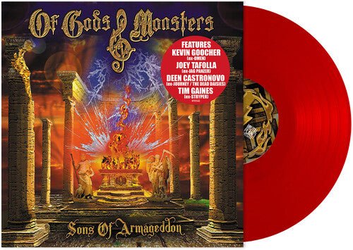 OF GODS & MONSTERS - SONS OF ARMAGEDDON - RED Vinyl LP