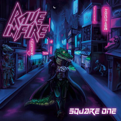 RAVE IN FIRE - SQUARE ONE - PINK Vinyl LP