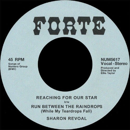 REVOAL,SHARON - REACHING FOR OUR STAR B/W RUN BETWEEN RAINDROPS Vinyl LP