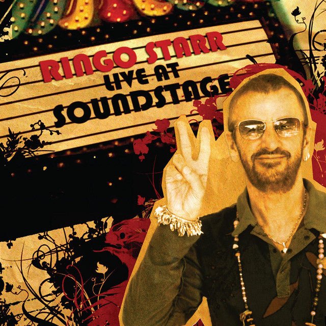 RINGO STARR - LIVE AT SOUNDSTAGE BURGUNDY SWIRL Vinyl LP - Image 2