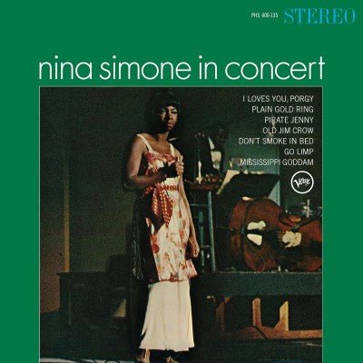 SIMONE,NINA - NINA SIMONE IN CONCERT (VERVE ACOUSTIC SOUNDS SER) Vinyl LP
