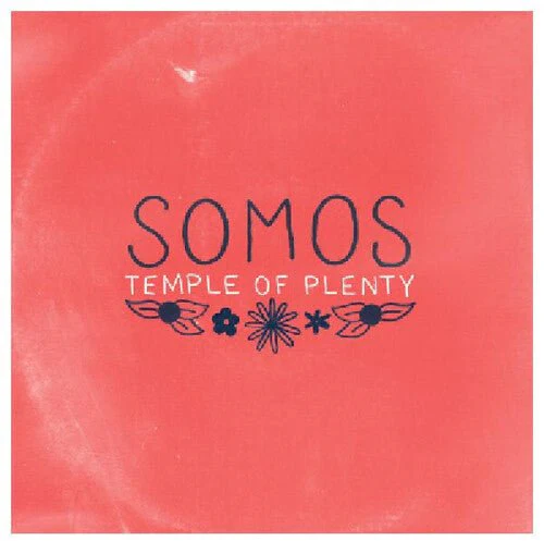 SOMOS - TEMPLE OF PLENTY - RED & SEA GLASS BLUE SPLASH Vinyl LP