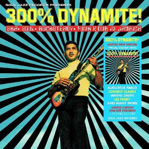 SOUL JAZZ RECORDS PRESENTS - 300% DYNAMITE SKA SOUL ROCKSTEADY FUNK AND DUB Vinyl LP