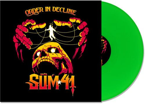 SUM 41 - ORDER IN DECLINE - NEON GREEN Vinyl LP