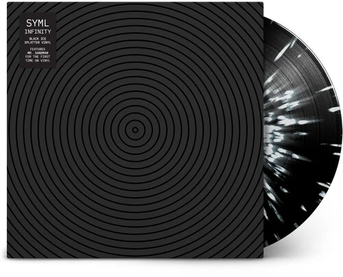 SYML - INFINITY - BLACK ICE WITH WHITE SPLATTER Vinyl LP
