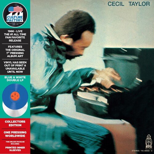 TAYLOR,CECIL - STUDENT STUDIES - BLUE & WHITE Vinyl LP