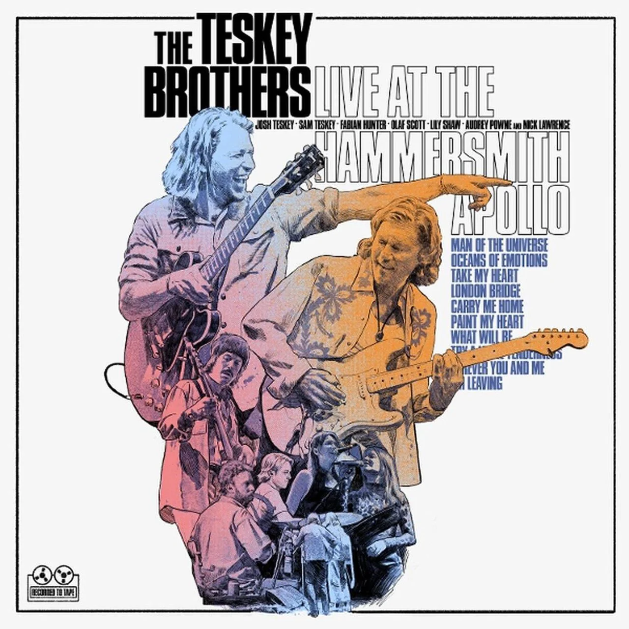 TESKEY BROTHERS - LIVE AT HAMMERSMITH APOLLO Pink Vinyl LP