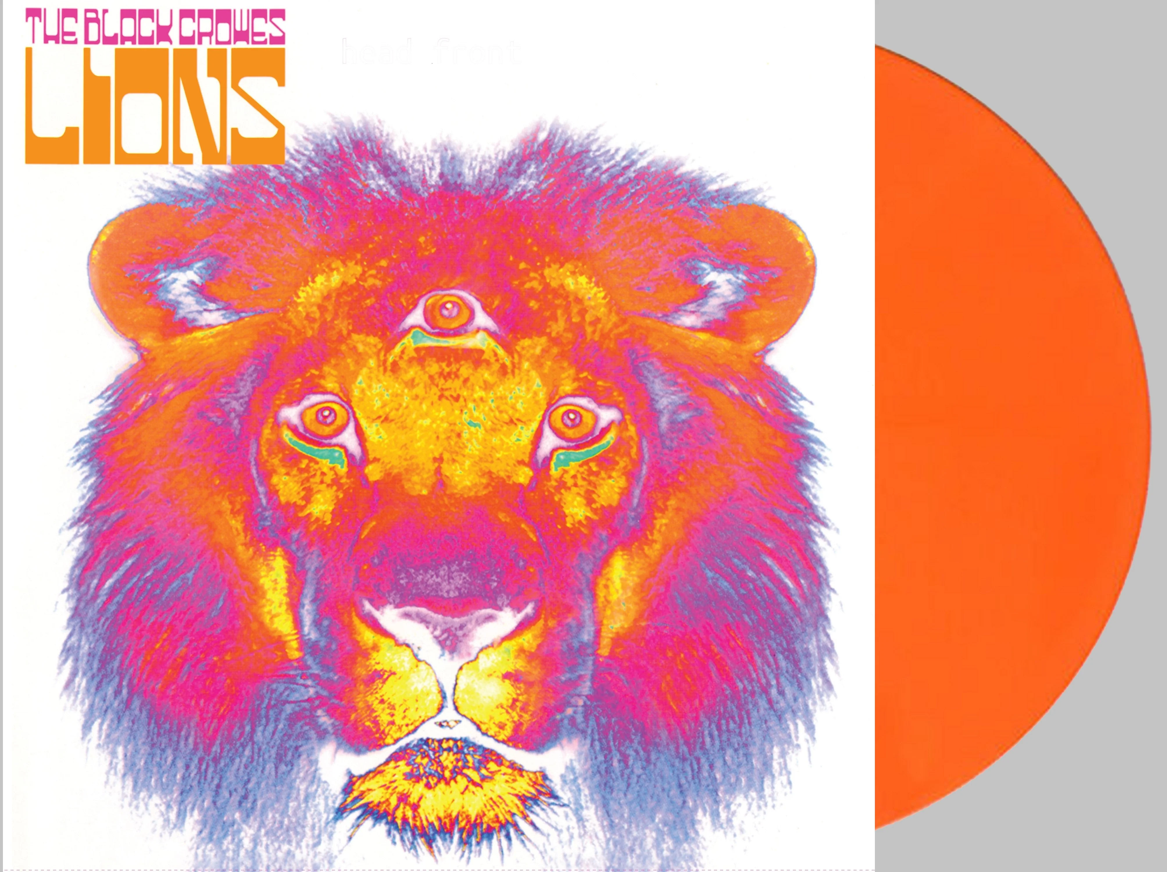 The Black Crowes - Lions Clear Orange Crush Vinyl/25th Anniversary Limited Edition Vinyl LP