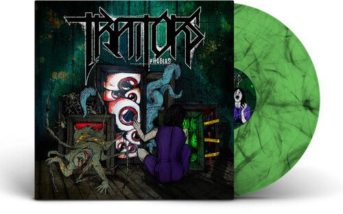 TRAITORS - PHOBIAS (IEX) GREEN & BLACK MARBLE Vinyl LP