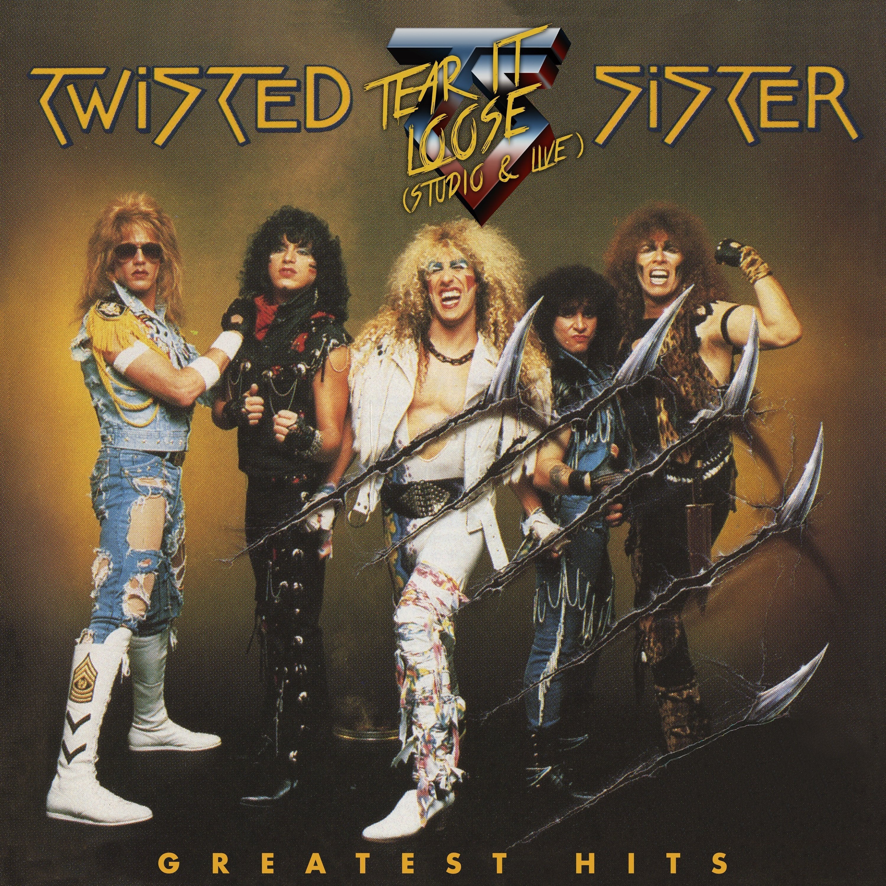Twisted Sister Greatest Hits -Tear It Loose (Translucent Red Vinyl/Limited Edition/Atlantic Years - Studio & Live w/ Autographed Set List) VINYL LP - Image 3