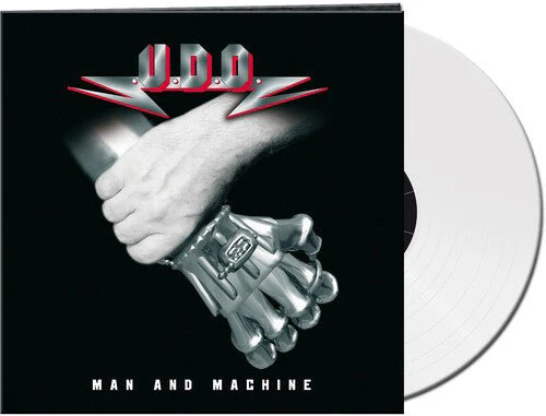 U.D.O. - MAN & MACHINE - WHITE Vinyl LP - Image 2