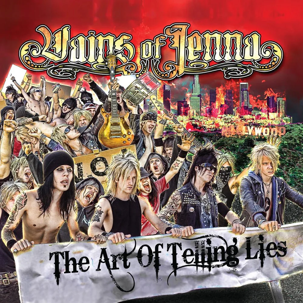 VAINS OF JENNA - THE ART OF TELLING LIES BLACK Vinyl LP